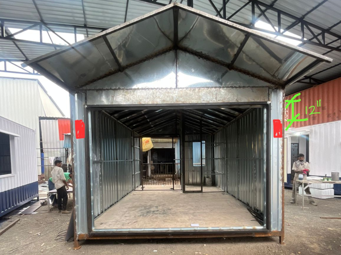 Actual cottage in the making